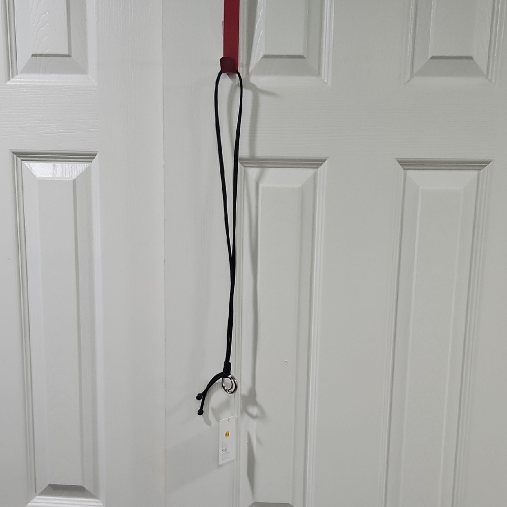 H&M Black Lanyard with Silver Clip